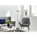 Nordlux Ray Double Floor Lamp Chrome - Image 3