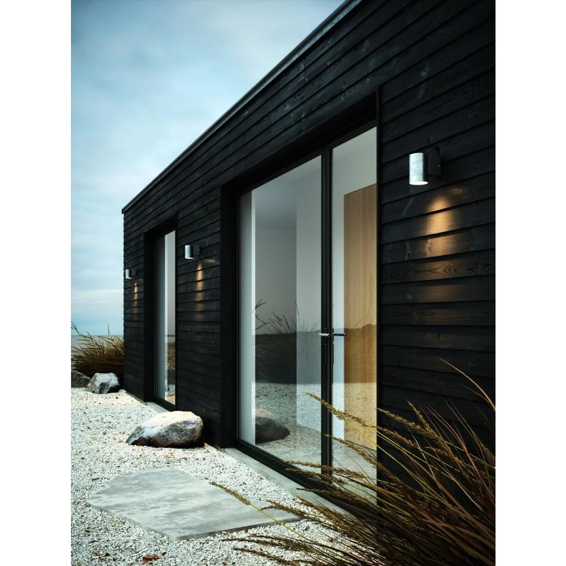 Nordlux Tin Maxi Outdoor Wall Light Galvanised - Image 6