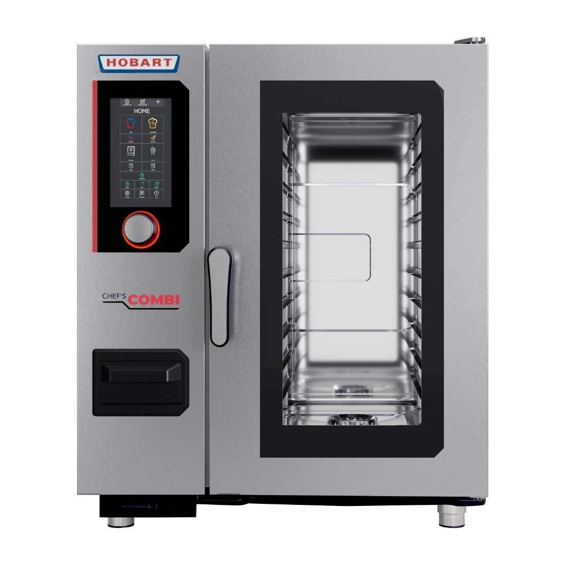 Hobart Chefs Combi Natural Gas Oven 10x1/1GN 25kW - Image 1