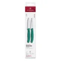 Victorinox Swiss Classic Paring Knife Straight Pointed Green 19cm ( 2 Pack) - Image 2