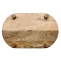 Olympia Mango Wood Rounded Rectangular Display Stand with Legs 350x220mm - Image 5