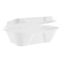 Vegware Nourish Moulded Fibre Clamshell Takeaway Boxes 7x5" (500 Pack) - Image 1