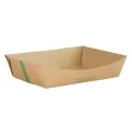 Vegware Microflute Food Trays Large 150x205mm (270 Pack) - Image 1