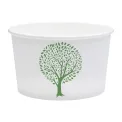 Vegware Soup Containers Green Tree 115-Series 340ml (500 Pack) - Image 1