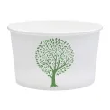 Vegware Soup Containers Green Tree 115-Series 340ml (500 Pack) - Image 1