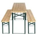 Bolero German Beer Bench and Table Set 1770x500mm - Image 1