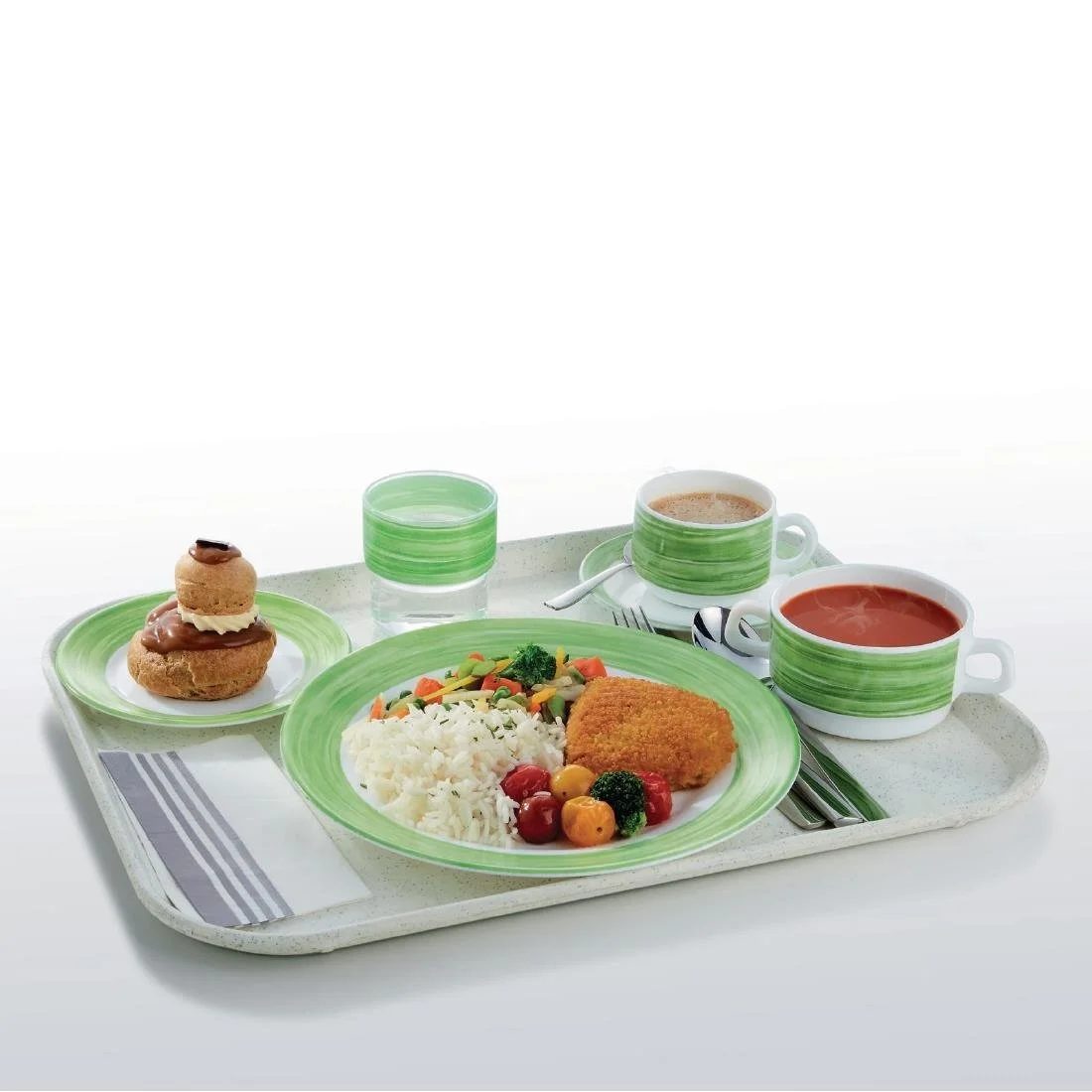 Arcoroc Brush Bowls Green 120mm (36 Pack) - Image 4