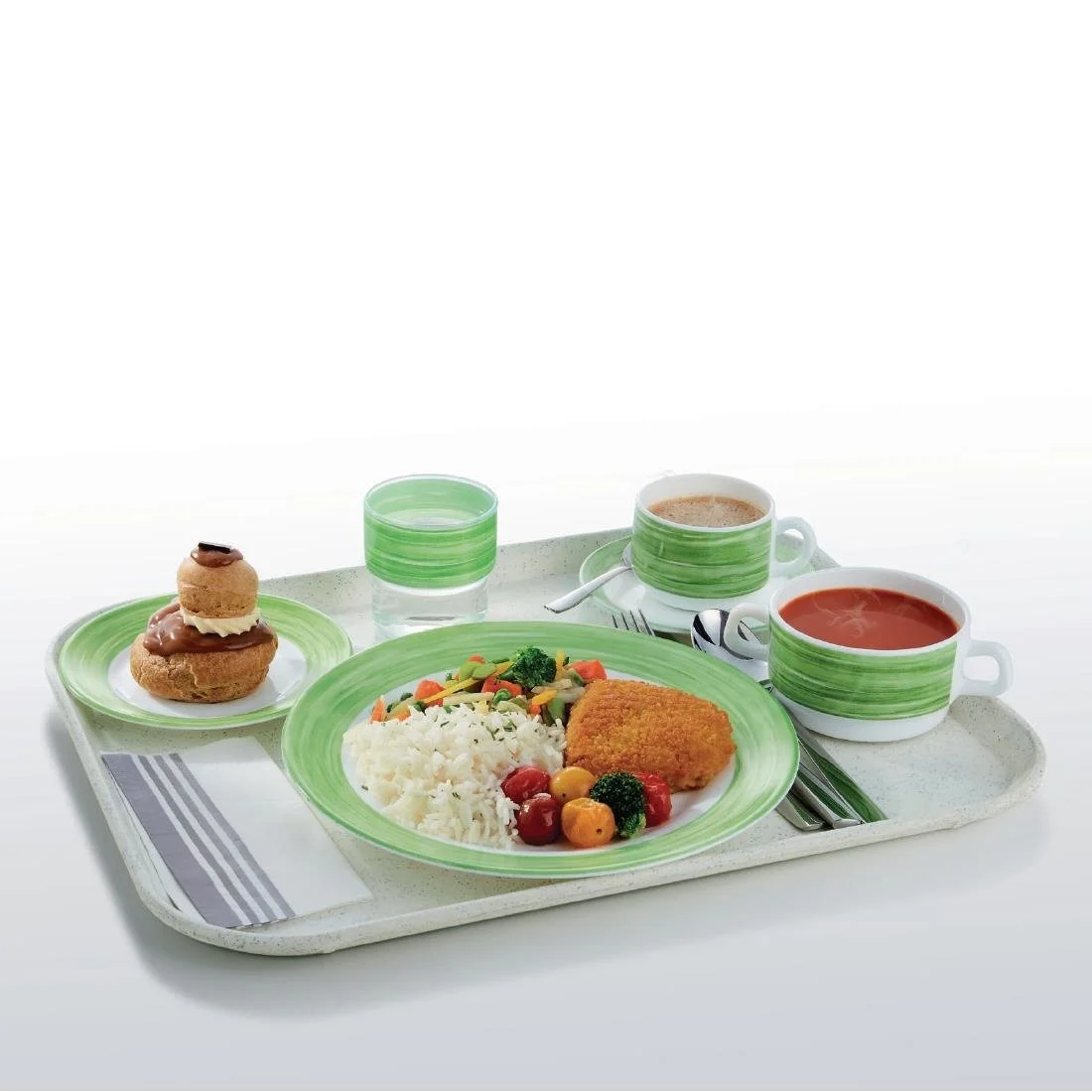 Arcoroc Brush Bowls Green 132mm (36 Pack) - Image 4