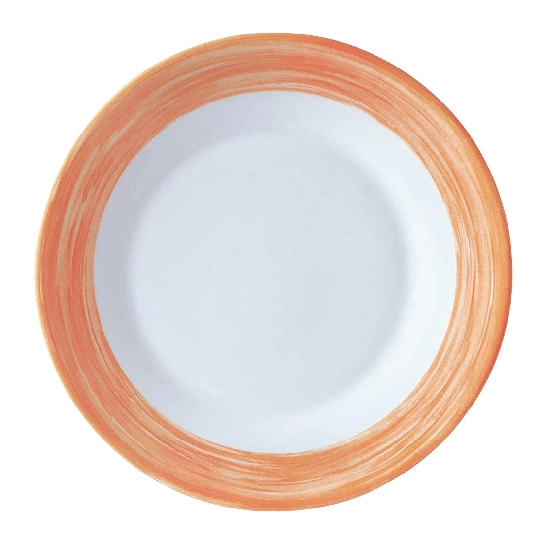 Arcoroc Brush Plates Orange 252mm (12 Pack) - Image 1
