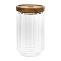 ARTBAR Condiment Jars and Wooden Lids 650ml (12 Pack) - Image 1
