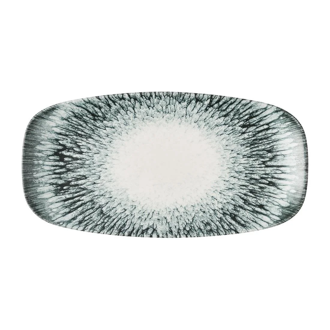 Churchill Inked Lumé Oblong Platters Black 298x153mm (12 Pack)