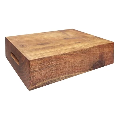 Vogue Acacia Wood Butchers Block Chopping Board - Image 1