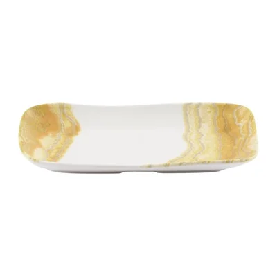 Churchill Inked Tide Natural Deep Trays Gold 260x150mm (6 Pack) - Image 1