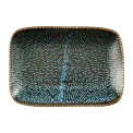 Churchill Inked Cascade Natural Deep Trays Sapphire Blue 260x180mm (6 Pack) - Image 1