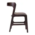 Copenhagen Dining Chairs in Dark Walnut & Bison Smoke (6 Pack) - Image 1