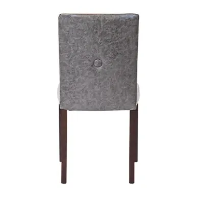 Bath Dining Chair in Dark Walnut & Bison Smoke (6 Pack)