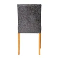 Bath Dining Chair in Soft Oak & Bison Smoke (6 Pack) - Image 1
