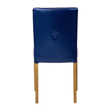 Bath Dining Chair in Weathered Oak & Bison Midnight (6 Pack)