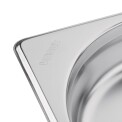 Vogue Stainless Steel 1/9 Gastronorm Pan 65mm