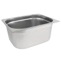 Vogue Stainless Steel 1/2 Gastronorm Pan 150mm - Image 1