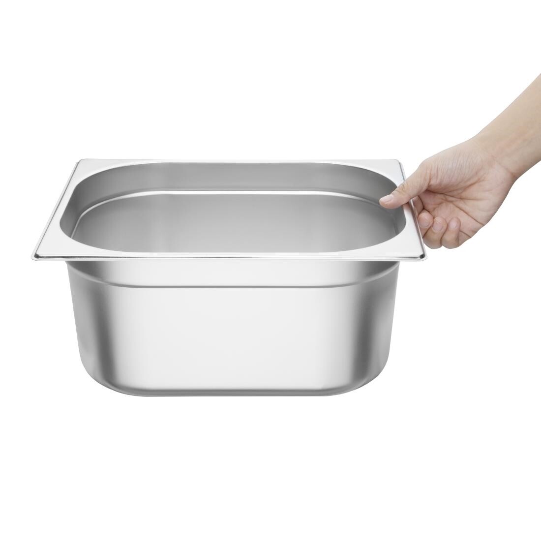 Vogue Stainless Steel 1/2 Gastronorm Pan 150mm