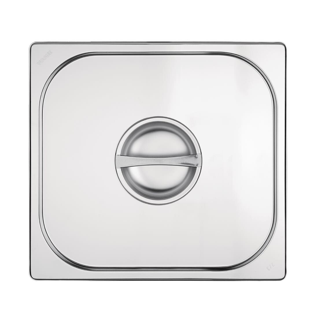 Vogue Stainless Steel 2/3 Gastronorm Lid