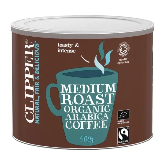 Clipper Fairtrade Organic Arabica Coffee 500g