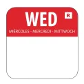 Vogue Removable Colour Coded Food Labels Wednesday - Image 1