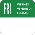 Vogue Removable Day of the Week Labels