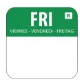 Vogue Removable Colour Coded Food Labels Friday - Image 1