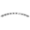 Beaumont Perspex Table Numbers 31-40 - Image 1