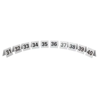Beaumont Perspex Table Numbers 31-40