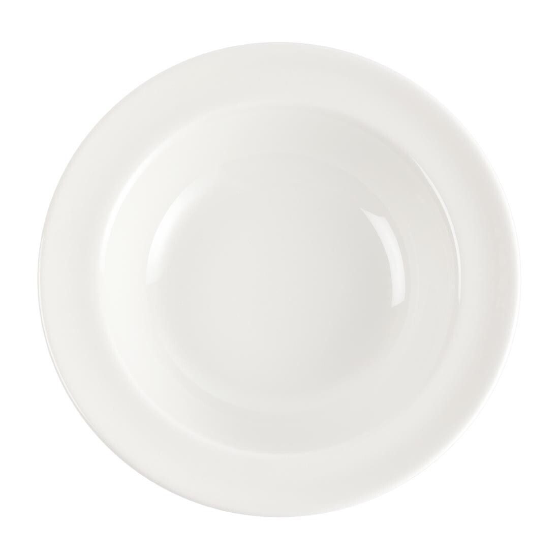 Churchill Whiteware Rimmed Fruit Bowls 190ml