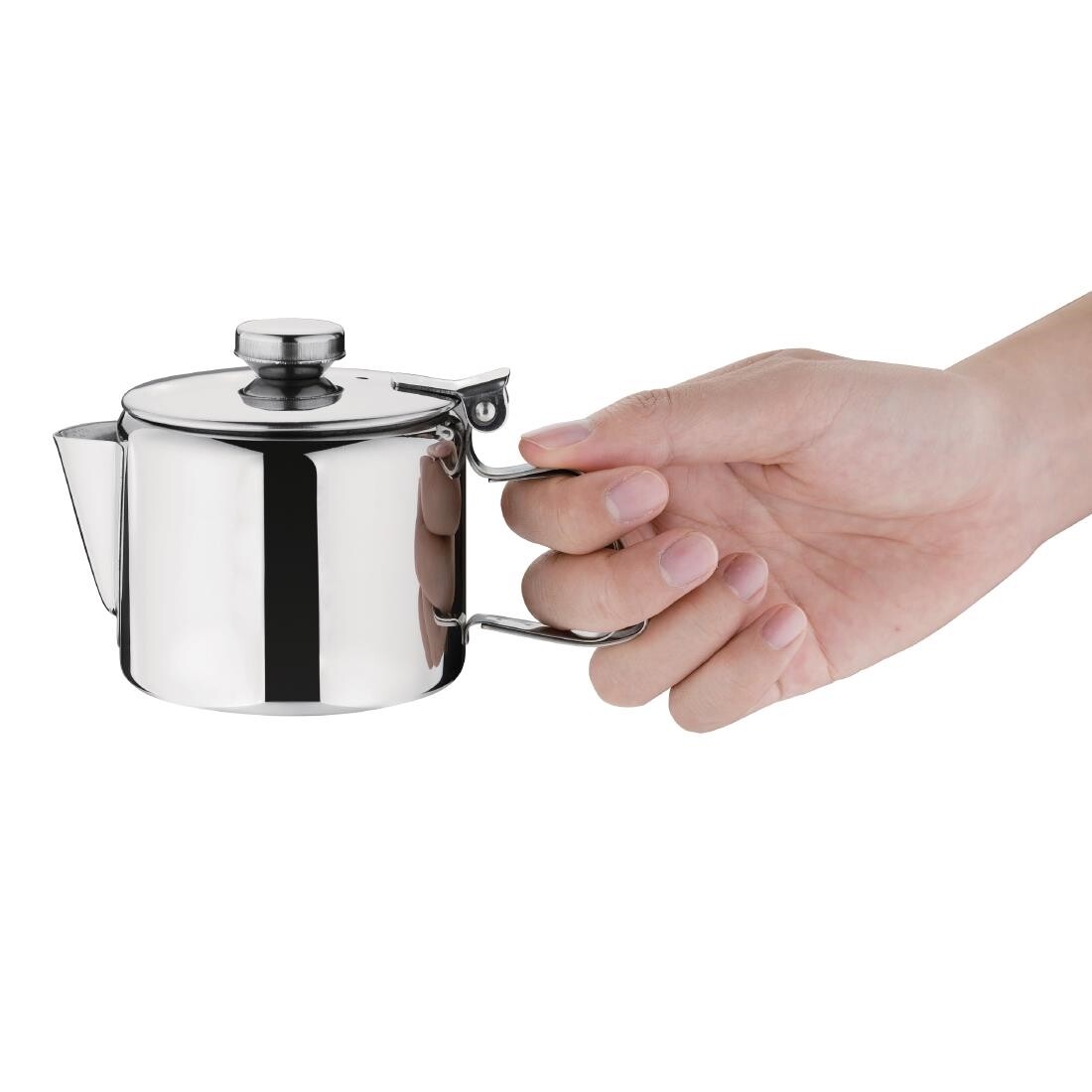 Olympia Concorde Teapot Stainless Steel 12oz