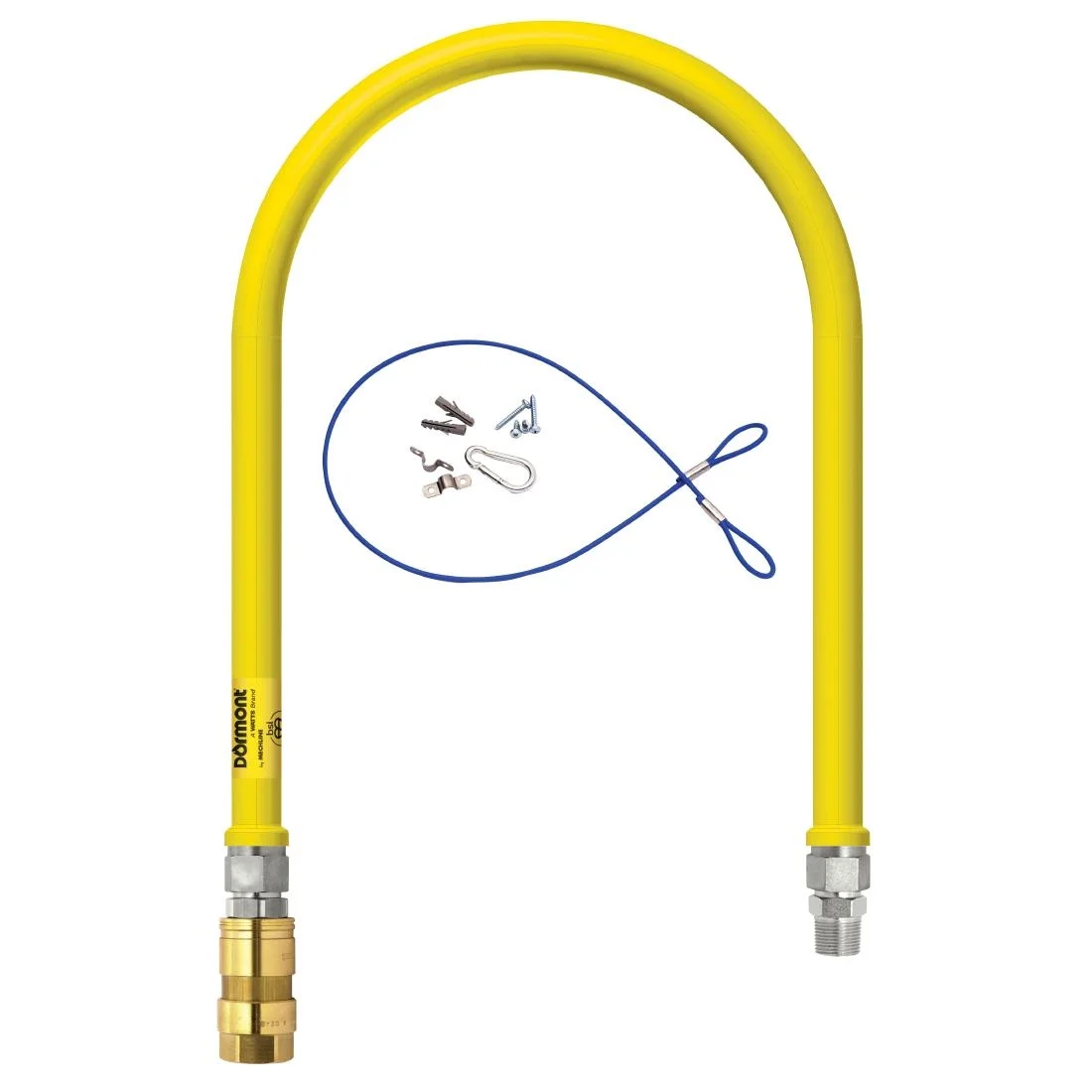 Dormont Quick Release Gas Hose 1/2" Connection - Image 1