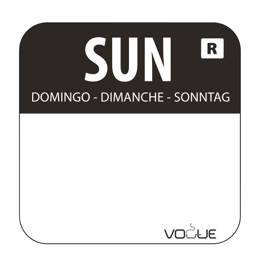 Special Offer - Vogue Days Of The Week Labels & Dispenser