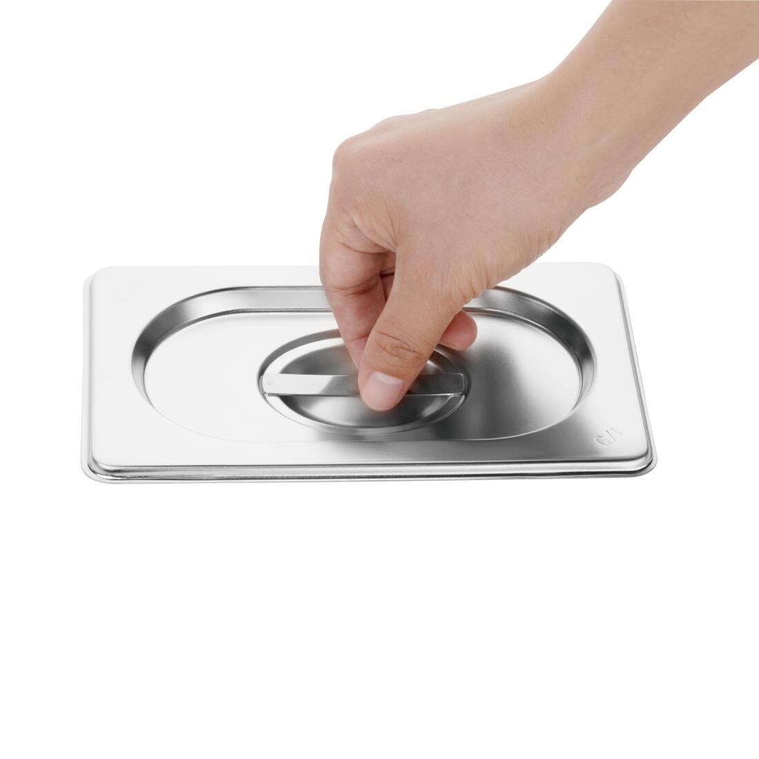 Set of 6 Vogue Gastronorm Pans & Lids
