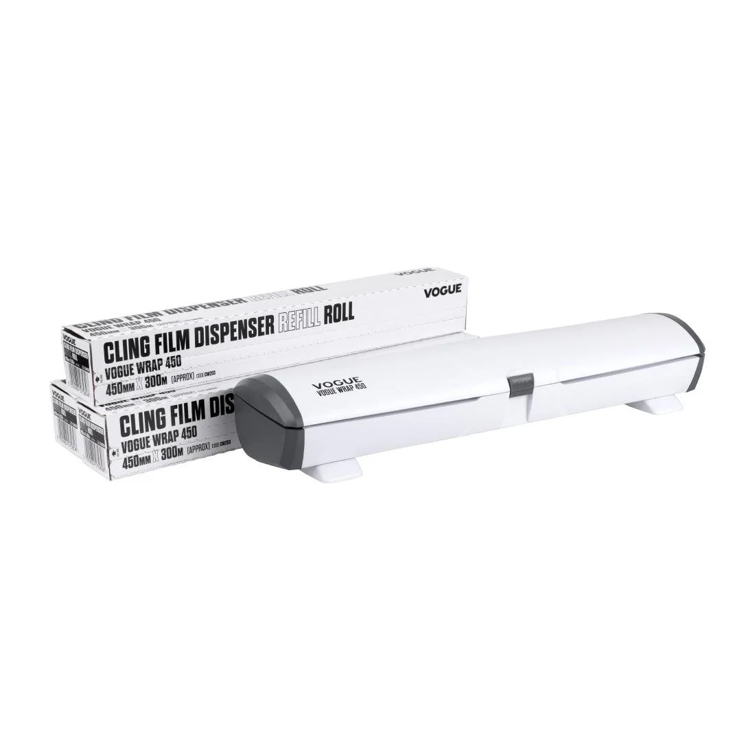 Vogue Wrap 450 Dispenser and Cling Film Refill Bundle - Image 1