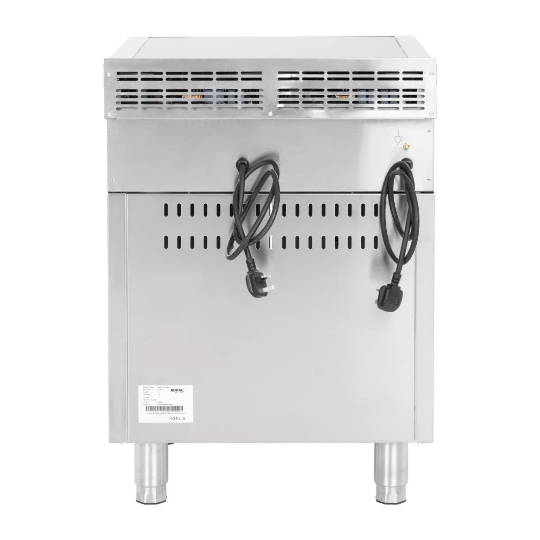 Buffalo 600 Series 4 Zone Freestanding Induction Hob 2x 3kW - Image 9