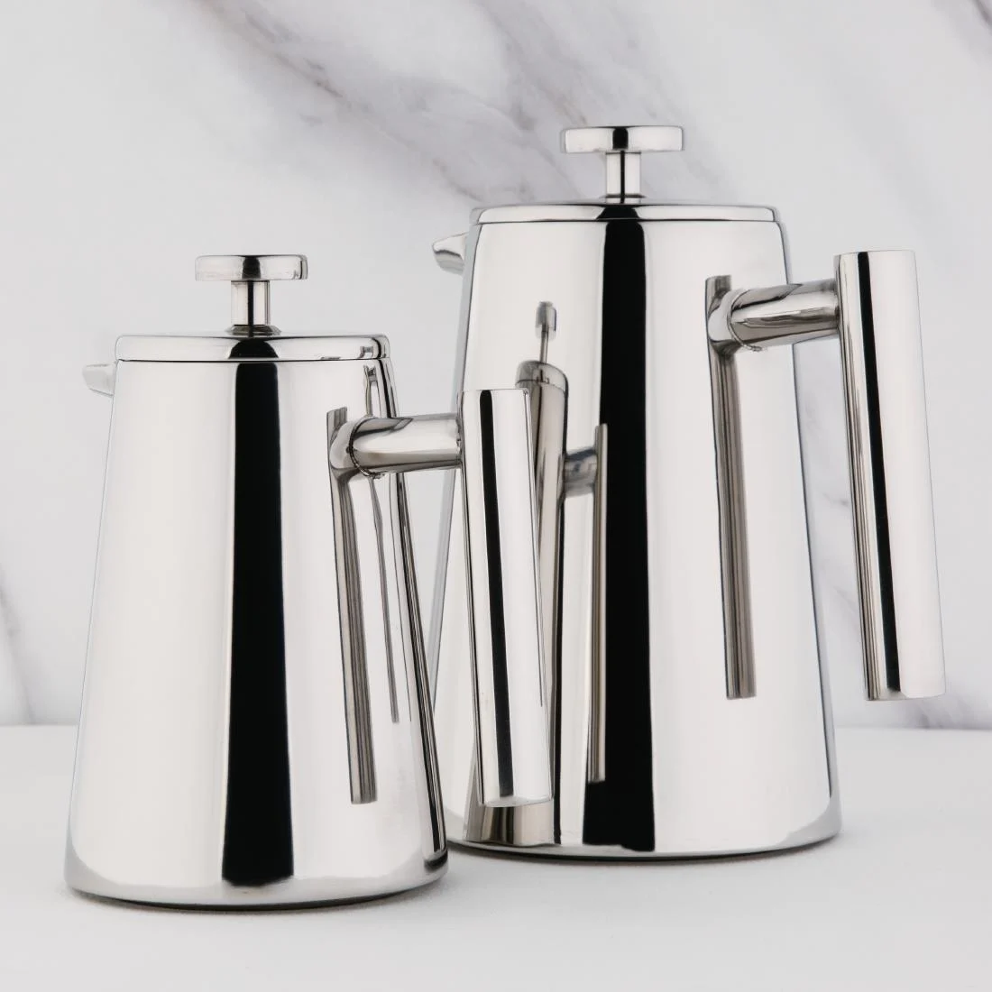 Olympia Insulated Stainless Steel Cafetiere 6 Cup