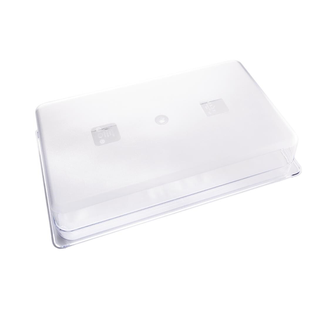 Vogue Polycarbonate 1/1 Gastronorm Container 100mm Clear