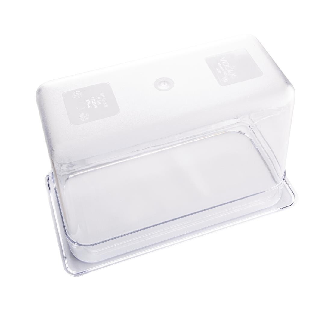 Vogue Polycarbonate 1/3 Gastronorm Container 200mm Clear