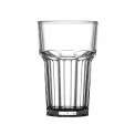 BBP Polycarbonate Nucleated American Highball Glasses Half Pint CE Marked - Image 1