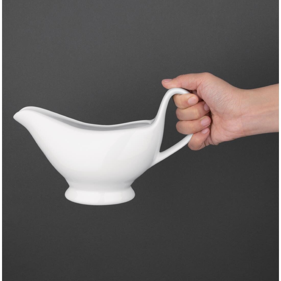 Olympia Whiteware Gravy Boats 340ml 12oz