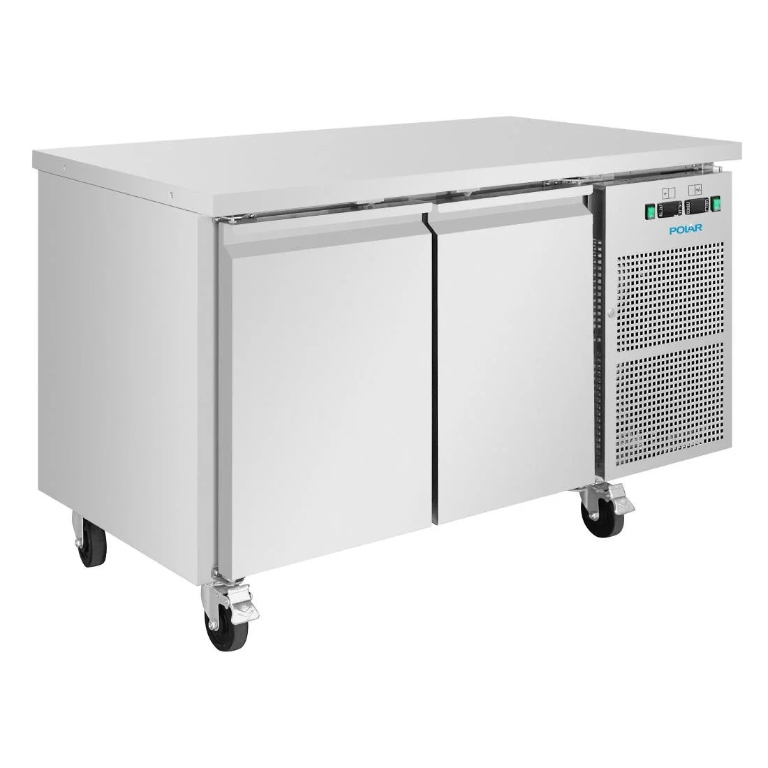 Polar U-Series Double Door Counter Fridge/Freezer 124Ltr - Image 1