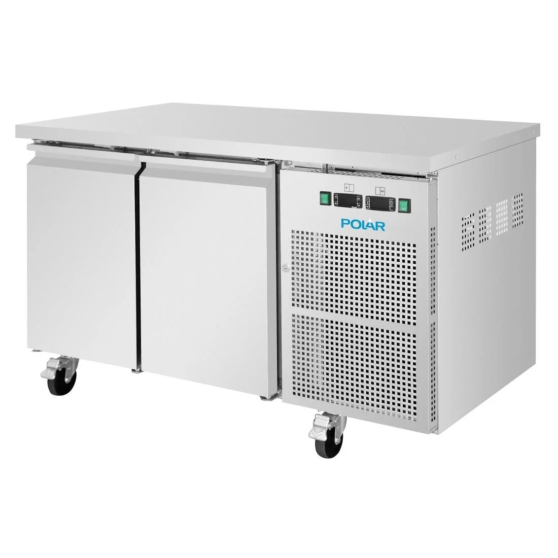 Polar U-Series Double Door Counter Fridge/Freezer 124Ltr - Image 3