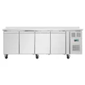 Polar U-Series Four Door Counter Fridge with Upstand 553Ltr - Image 1
