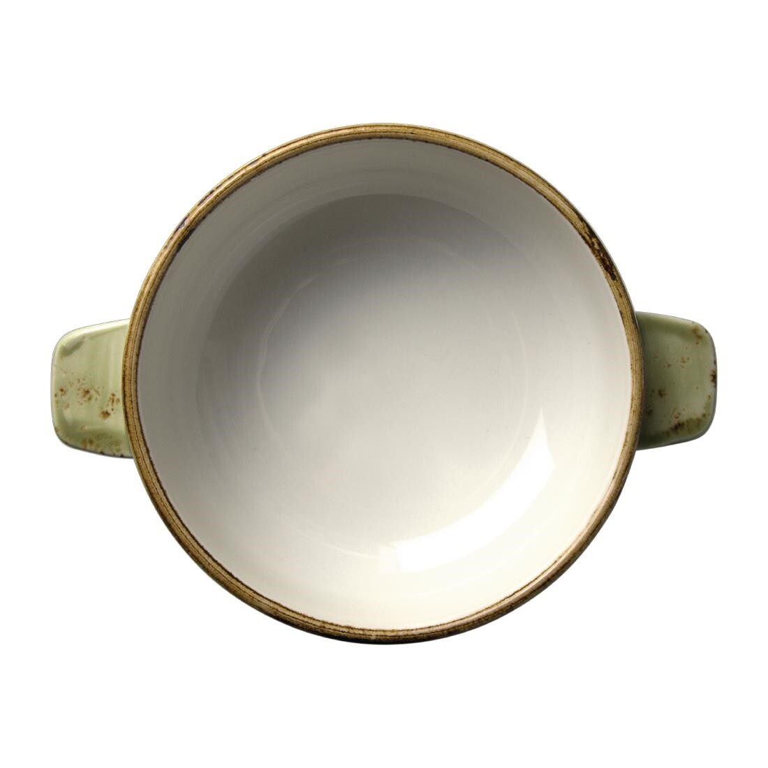 Steelite Craft Green Soup Casserole Bowls 425ml