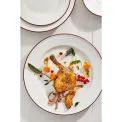 Steelite Bead Maroon Band Plates 285mm (6 Pack) - Image 4