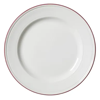 Steelite Bead Maroon Band Plates 285mm (6 Pack)